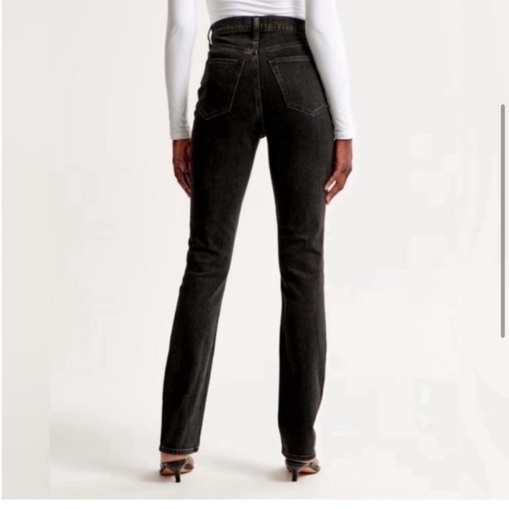 Abercrombie & Fitch Retro 90s Slim Straight Black Jeans